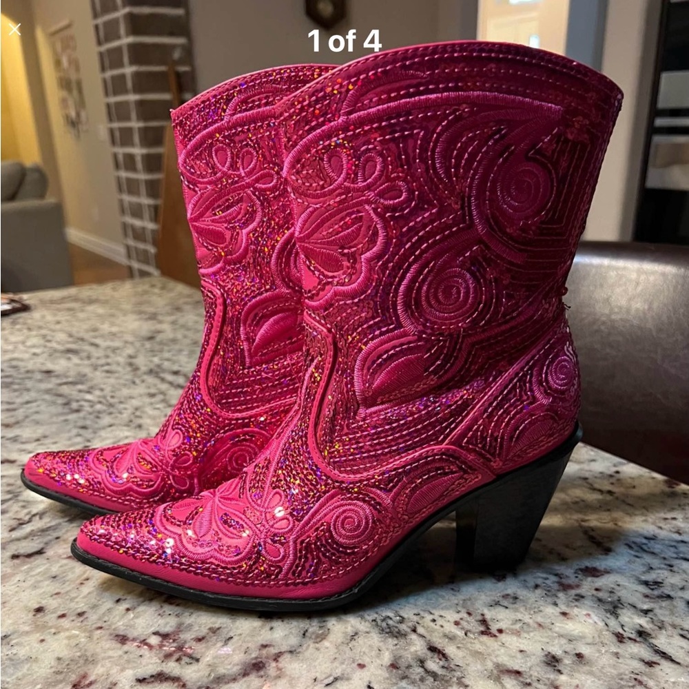 Helen’s Heart rhinestone boots